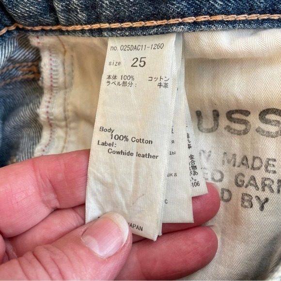 Moussy Vintage Denim High-rise Marshall Boyfriend Distressed Jean 100% Cotton 25 - Picture 11 of 12